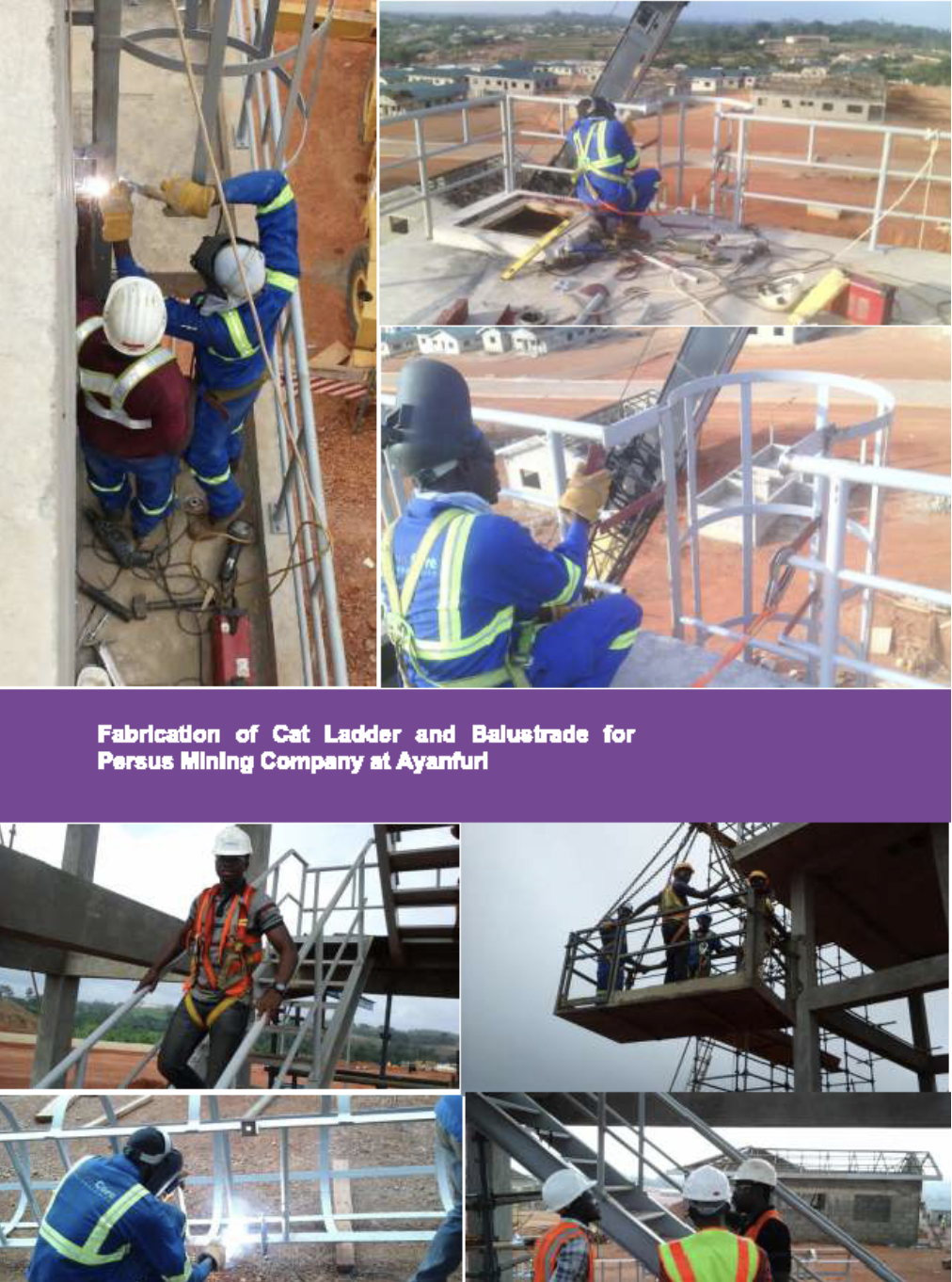 Cat Ladder & Balustrade — Persus Mining
